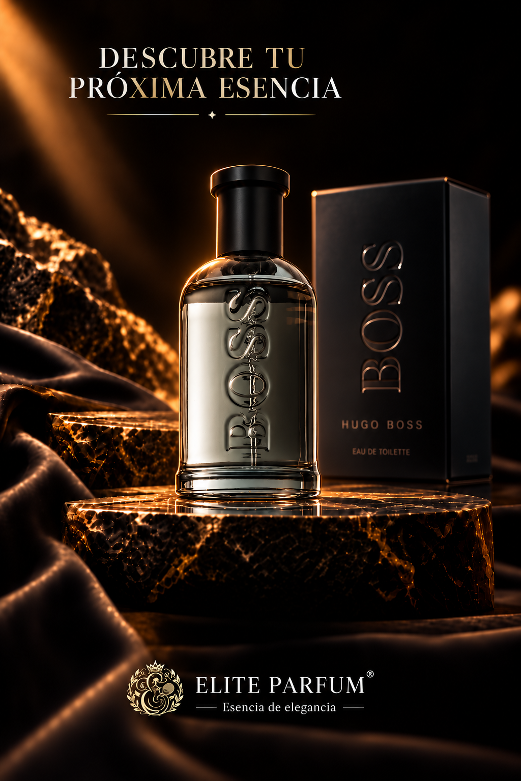 Campaña Hugo Boss de Elite Parfum